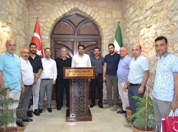 ANESİAD Heyeti Azez’i Ziyaret Etti
