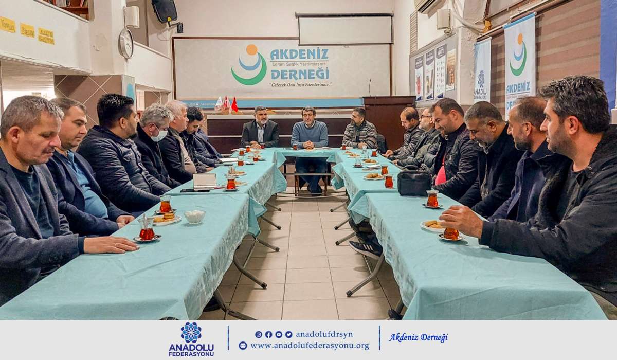 Akdeniz Derneği Teşkilat Toplantısı Gerçekleştirildi