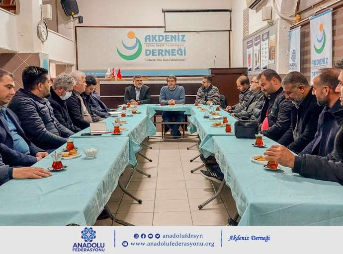 Akdeniz Derneği Teşkilat Toplantısı Gerçekleştirildi