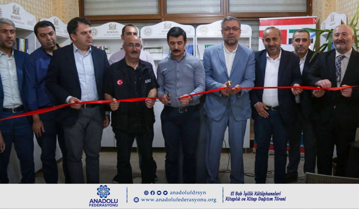 El Bab İyilik Kütüphaneleri Kitaplık ve Kitap Dağıtım Töreni Gerçekleştirildi