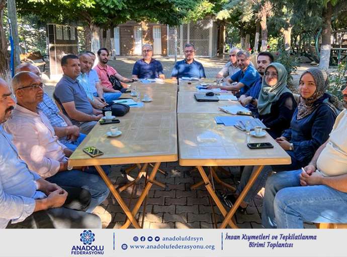 İnsan Kıymetleri ve Teşkilatlanma Birimi Toplantısı Yapıldı