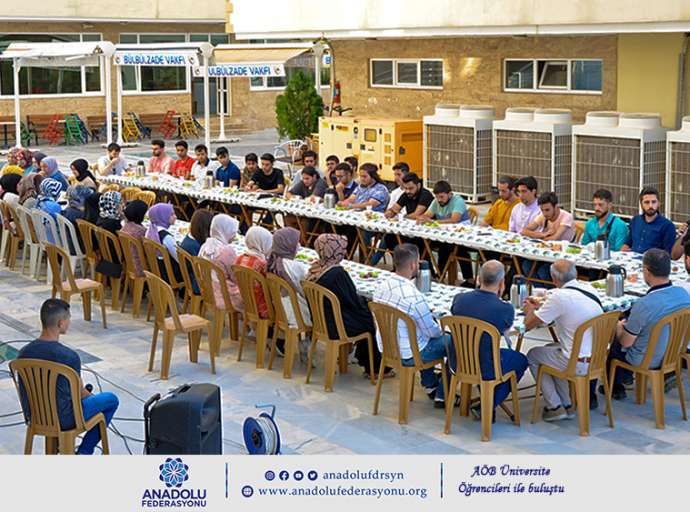 AÖB Üniversite Öğrencileri Hasbihali Gerçekleştirildi