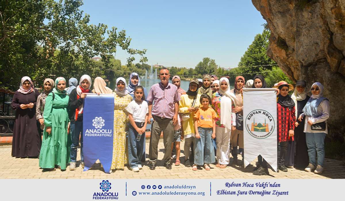 Rıdvan Hoca Vakfı’ndan Elbistan Şura Derneğine Ziyaret