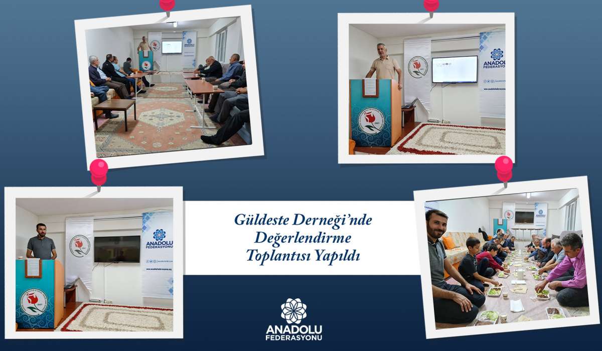 Güldeste Derneği’nde Değerlendirme Toplantısı Yapıldı