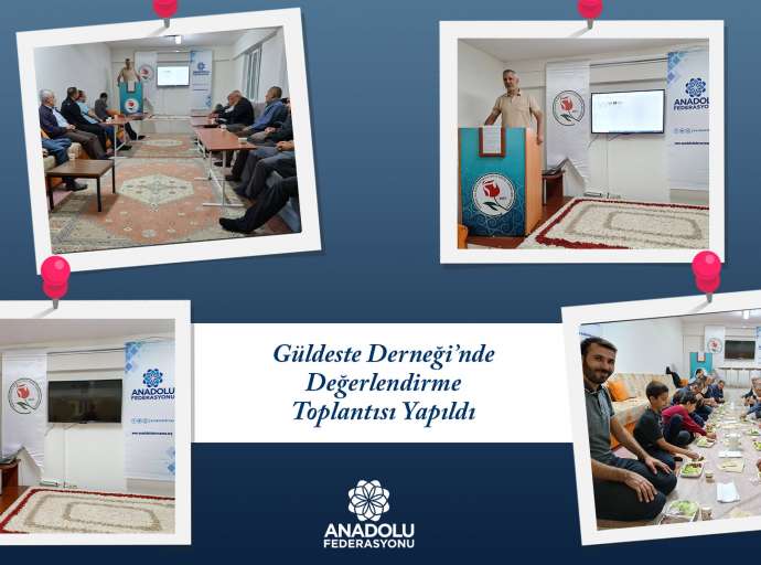Güldeste Derneği’nde Değerlendirme Toplantısı Yapıldı