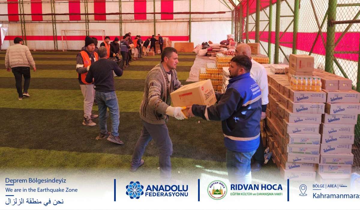 Kahramanmaraşdaki Depremzedelere Yardımlarımızı Ulaştırdık