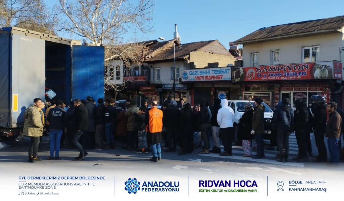 Kahramanmaraş’daki Depremzedelere Yardımlarımızı Ulaştırdık