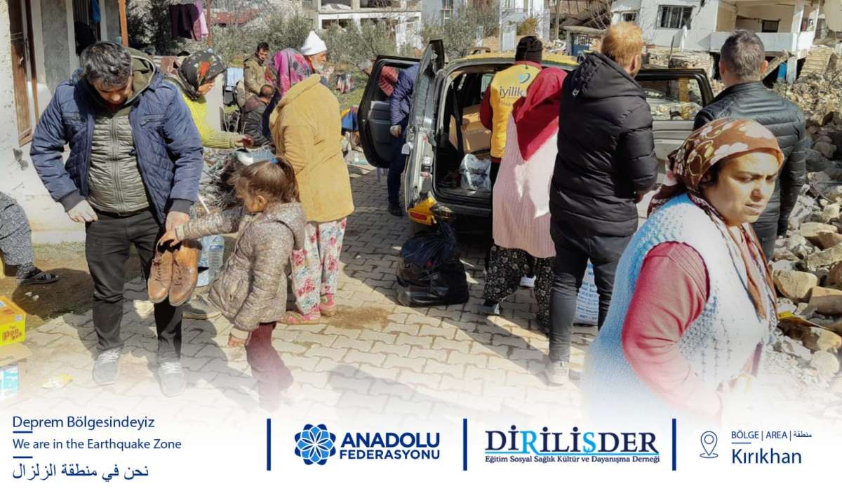 Hatay Kırıkhandaki Depremzedelere Yardımlarımızı Ulaştırdık