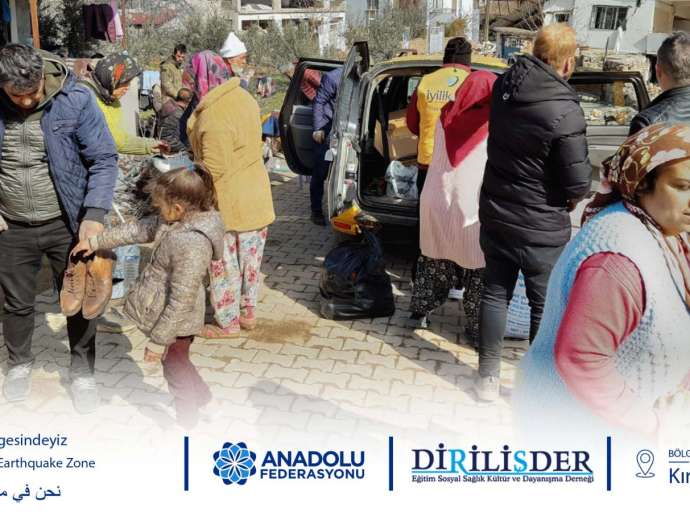 Hatay Kırıkhandaki Depremzedelere Yardımlarımızı Ulaştırdık