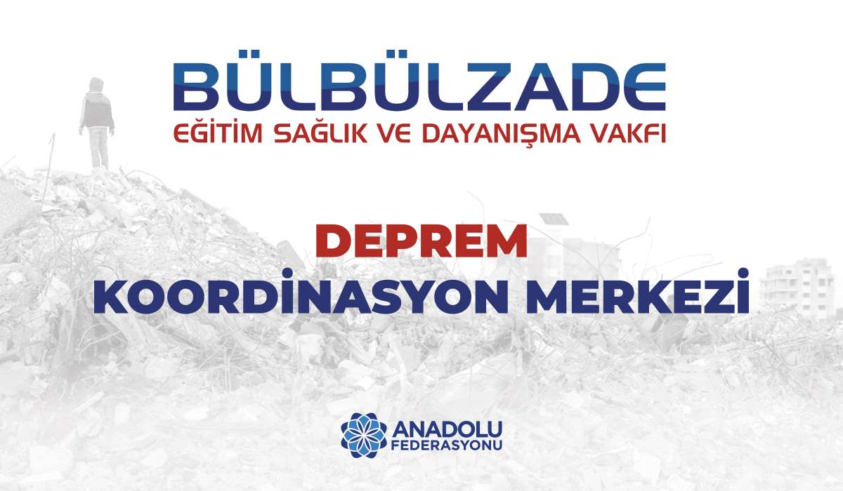 Bülbülzade Vakfı Afet Koordinasyon Birimi Yaraları Sararak Çalışmalarına Devam Ediyor