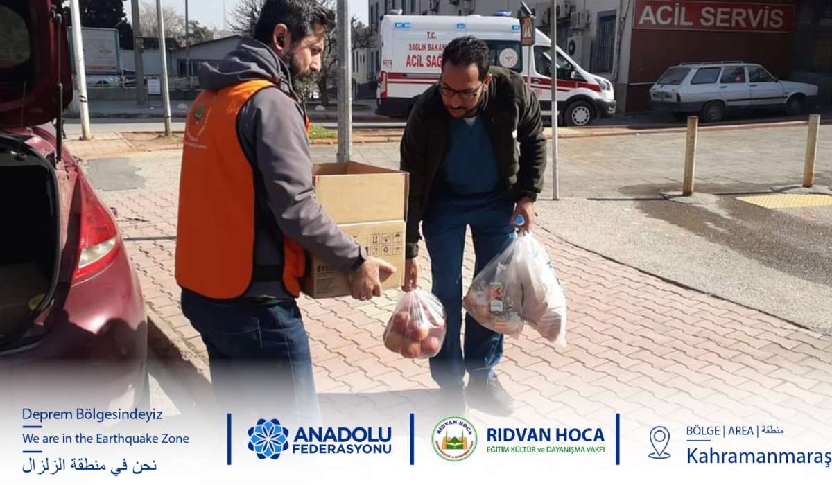 Doktorlarımıza Gıda Yardımlarımızı Ulaştırdık