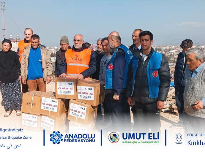 Umut Eli Yardımlaşma ve Dayanışma Derneğinde Yardım Faaliyetleri Devam Ediyor