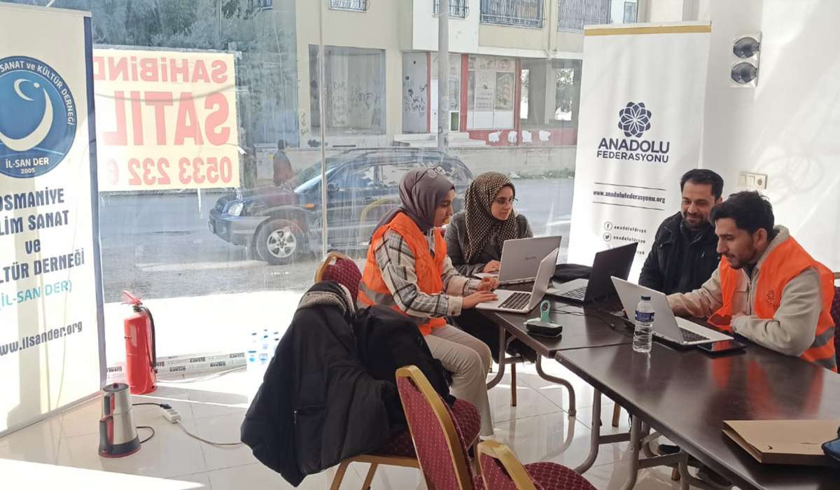 İL-SAN DER, Depremzedeler İçin Kahvaltılık Malzeme Destek Organizasyonu Başlattı