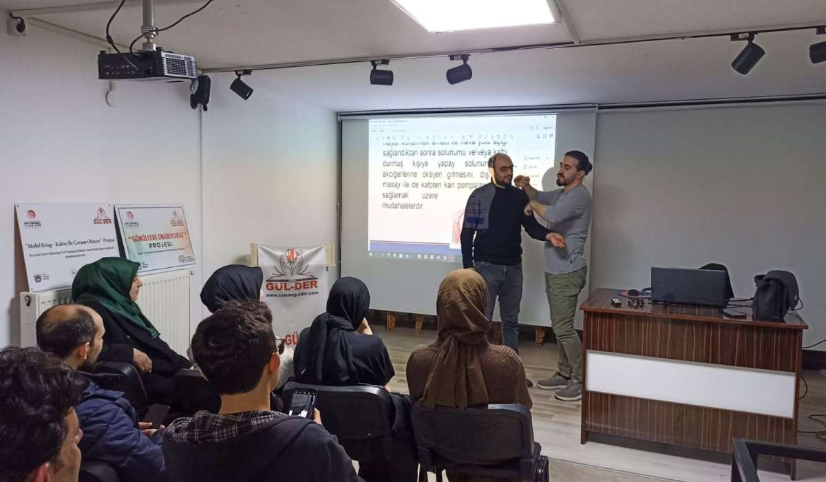 Gül-Der’de Deprem Tedbirleri Kapsamında Temel İlk Yardım Seminerleri Düzenlendi