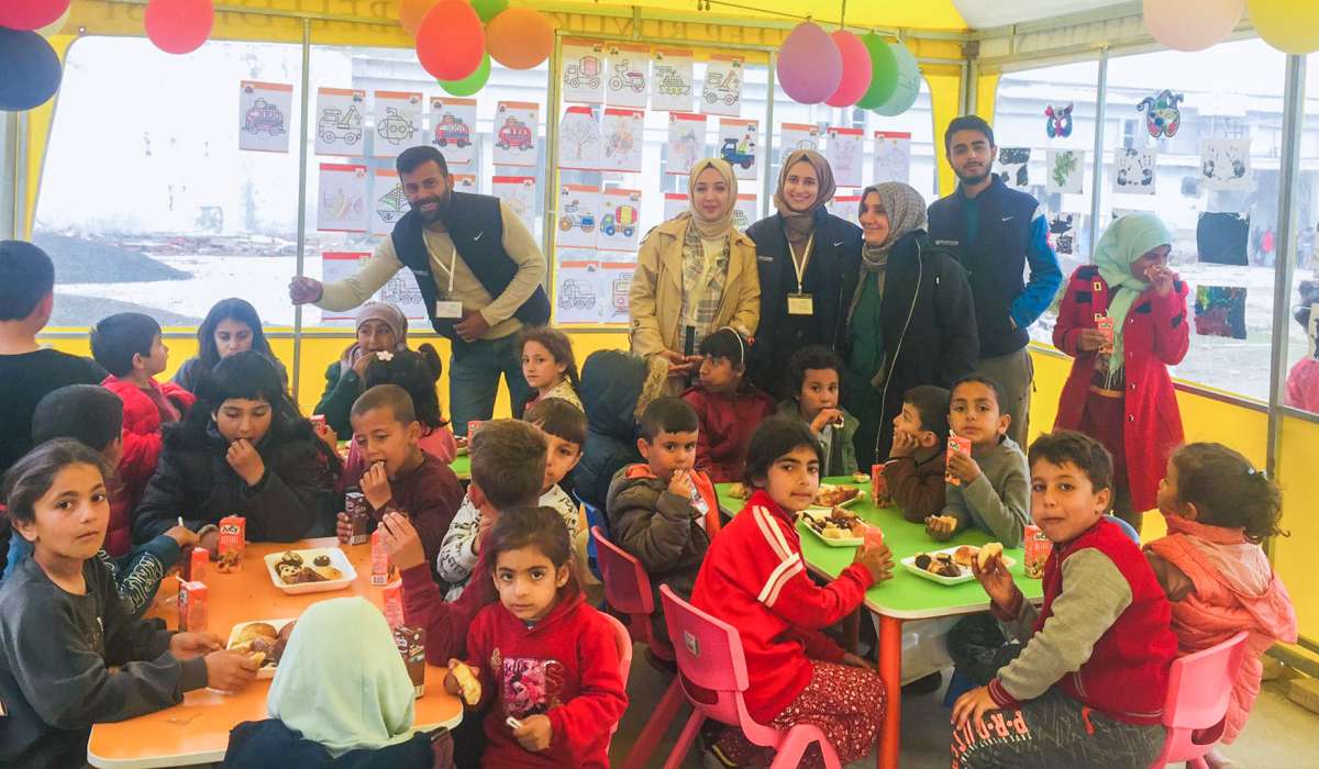 İslahiye Konteyner ve Çadır Kentlerde Faaliyetlerimiz Devam Ediyor