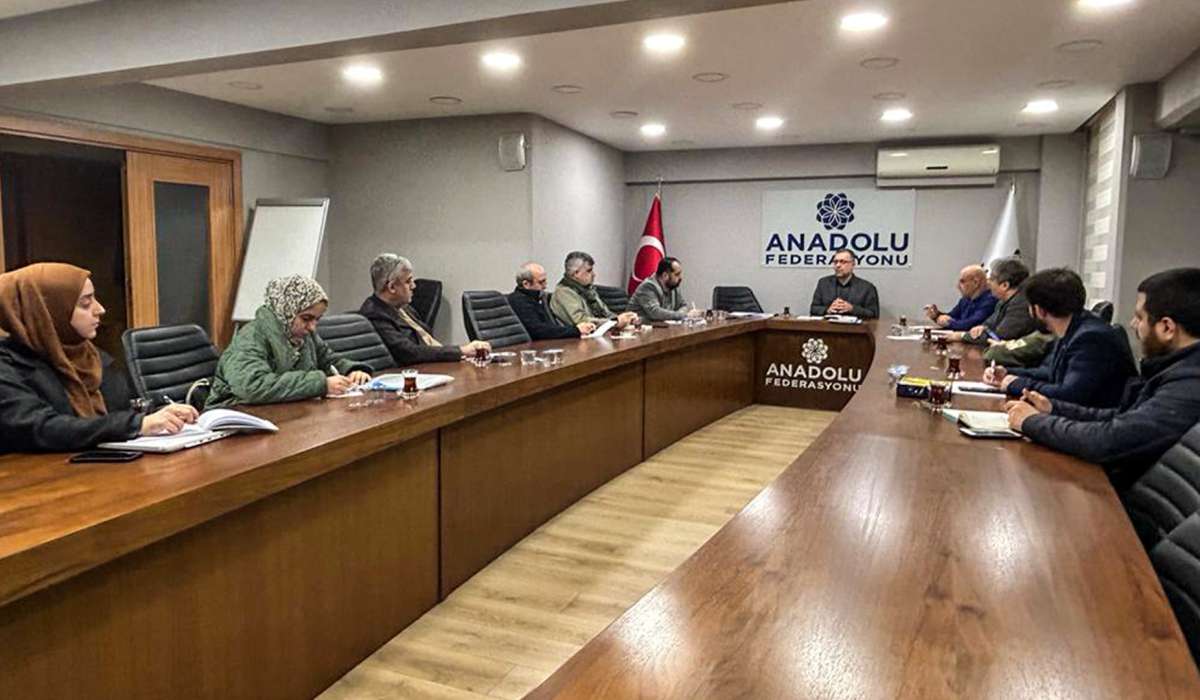 Anadolu Federasyonu Genel Merkez Koordinasyon Toplantısı Yapıldı