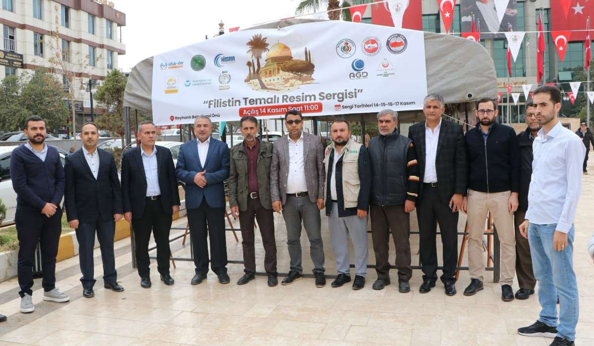 Reyhanlı'da "Filistin Farkındalık" Fotoğraf Sergisi Açıldı