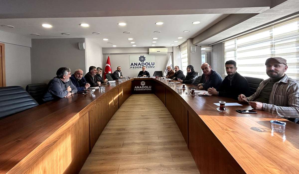 Anadolu Federasyonu Yönetim Kurulu, İstanbul Genel Merkezde Toplandı
