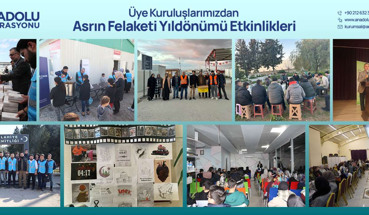Üye Kuruluşlarımızdan, Asrın Felaketi Yıldönümü Etkinlikleri