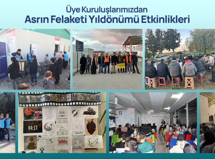 Üye Kuruluşlarımızdan, Asrın Felaketi Yıldönümü Etkinlikleri