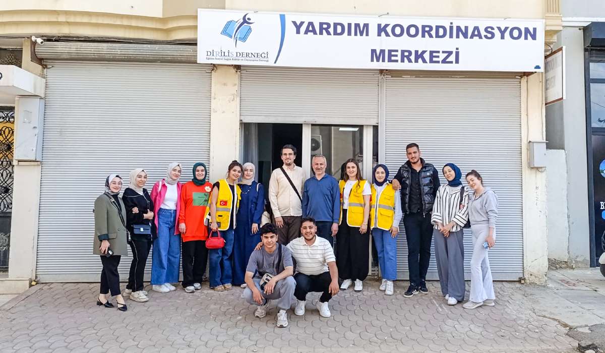 Kilis 7 Aralık Üniversitesi Öğrencilerinden Diriliş Derneği’nde Gönüllülük Projesi