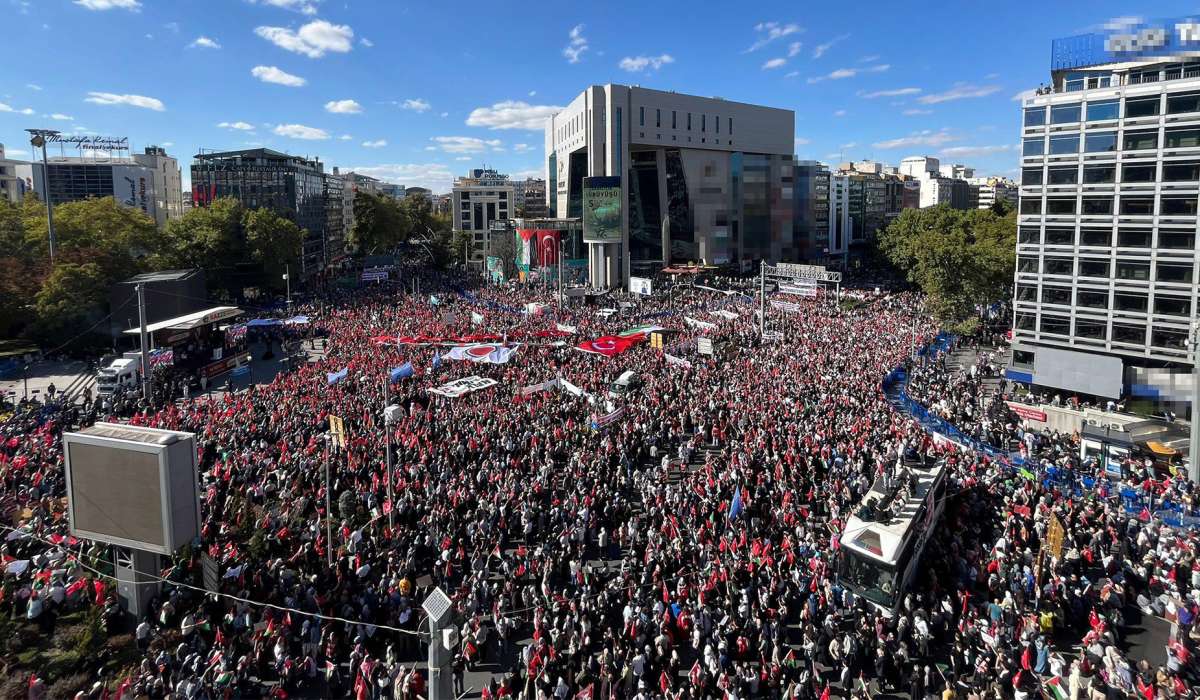 Tüm Türkiye’den Gazze’ye Destek Yürüyüşleri