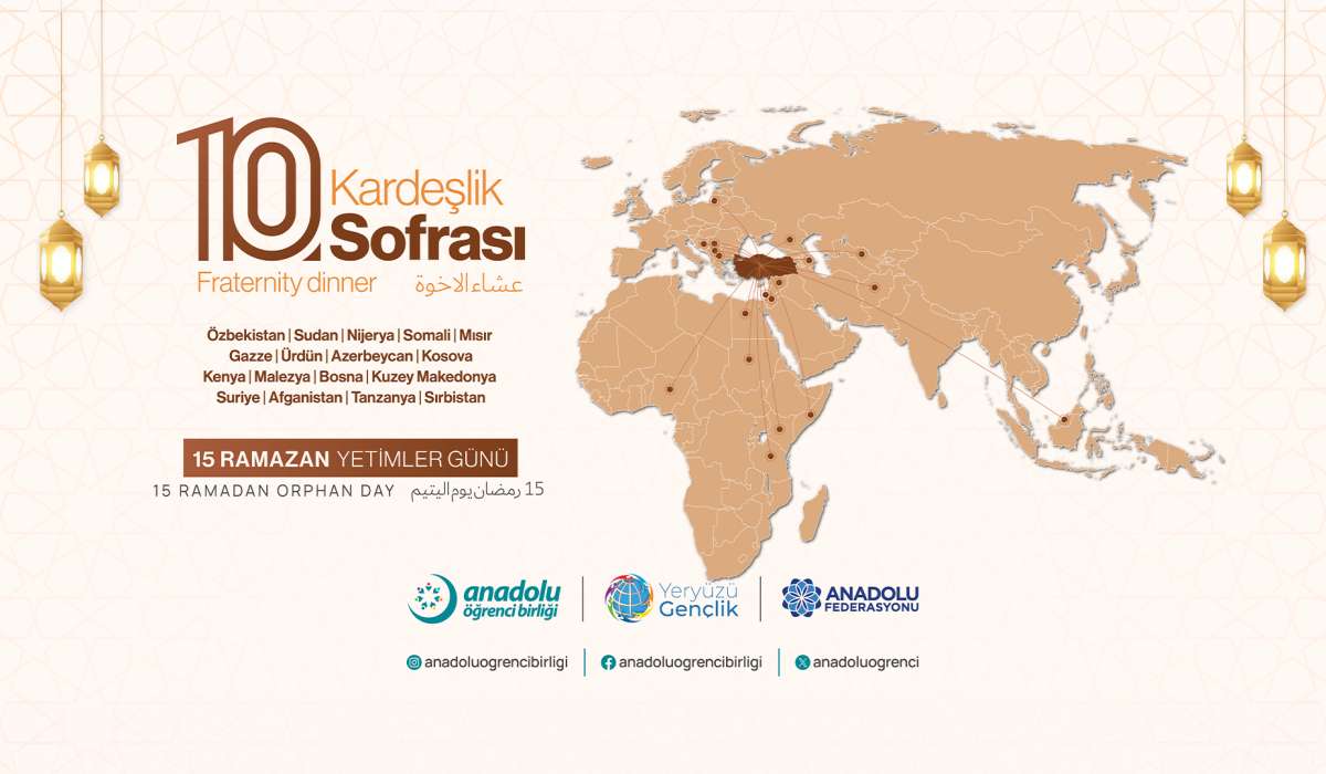 “Kardeşlik Sofrası” 15 Ülkede Kurulacak